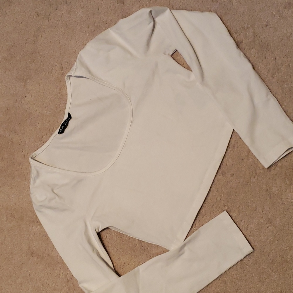Shein cropped shirt